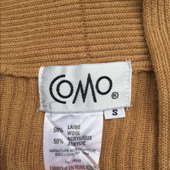 Vintage Ochre Ribbed Open Cardigan - Picture 6 of 6